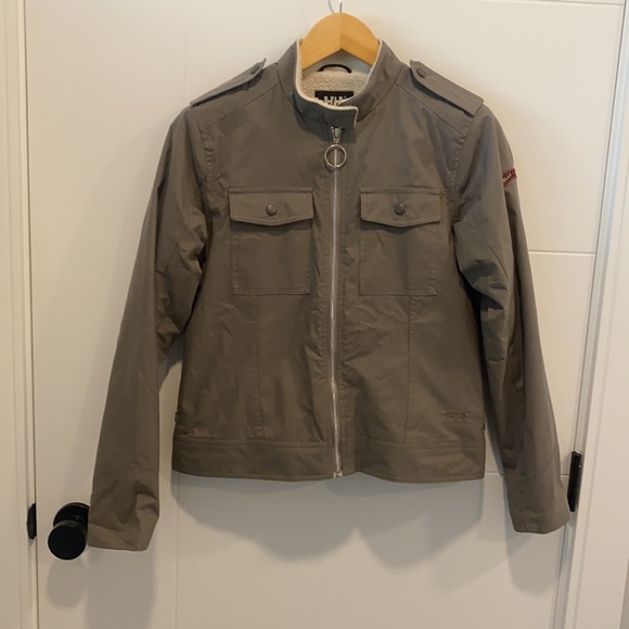 Helly Hansen Tan lined jacket size small - Picture 1 of 14